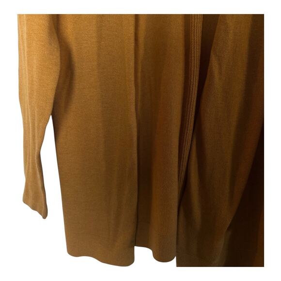 Womens Gap Mustard Long Duster Cardigan Sweater Large - Picture 5 of 8